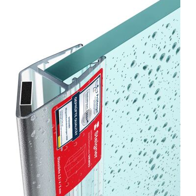 Joint de douche magnétique STEIGNER 184cm en PVC pour vitre de 3 5/4/5mm - Salle de Bains Blanc - Publicité Joint de douche magnétique STEIGNER 184cm en PVC pour vitre de 3 5/4/5mm - Salle de Bains Blanc - Publicité