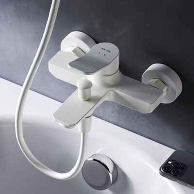 AM.PM FXA10033 Robinet pour baignoire Blanc - Robinet de baignoire - Publicité AM.PM FXA10033 Robinet pour baignoire Blanc - Robinet de baignoire - Publicité