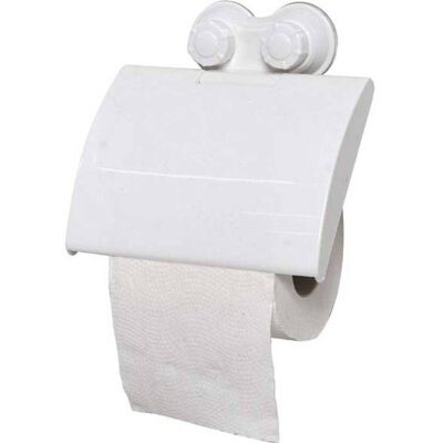 DEROULEUR PAPIER WC PP SUR VENTOUSES - BLANC - Tendance Blanc - Publicité DEROULEUR PAPIER WC PP SUR VENTOUSES - BLANC - Tendance Blanc - Publicité