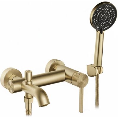 Robinet De Baignoire Rea Foster Mitigeur Bain Or Brosse 175 X 22 X 6 Cm Jaune - Publicité Robinet De Baignoire Rea Foster Mitigeur Bain Or Brosse 175 X 22 X 6 Cm Jaune - Publicité