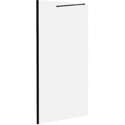 VENTE-UNIQUE Paroi de douche à litalienne noir mat - Verre anti-calcaire 8 mm - 120x200 cm - DAREN Jaune - Publicité VENTE-UNIQUE Paroi de douche à litalienne noir mat - Verre anti-calcaire 8 mm - 120x200 cm - DAREN Jaune - Publicité