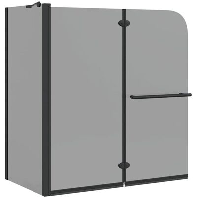 Cabine de douche pliante - vidaXL - Transparent foncé - Verre ESG - 120x67x129 cm - Réglable en largeur - Pivotable - Publicité Cabine de douche pliante - vidaXL - Transparent foncé - Verre ESG - 120x67x129 cm - Réglable en largeur - Pivotable - Publicité