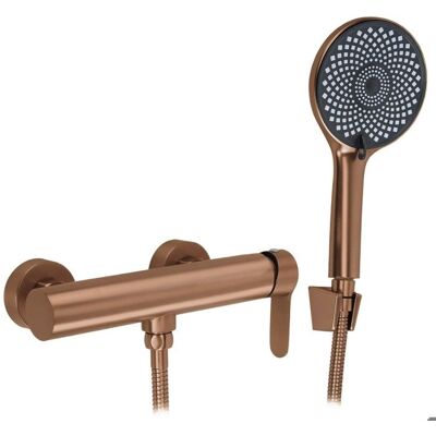 Robinet de douche Rea Arcos Cuivre brossé 18x20x10cm Orange - Publicité Robinet de douche Rea Arcos Cuivre brossé 18x20x10cm Orange - Publicité