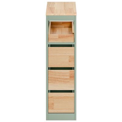 Meuble WC à roulettes - SOBUY - 3 tiroirs - 4 roues - 23.3x65.3x82.0 cm - Vert - MDF - Capacité de charge 40 kg Vert - Publicité Meuble WC à roulettes - SOBUY - 3 tiroirs - 4 roues - 23.3x65.3x82.0 cm - Vert - MDF - Capacité de charge 40 kg Vert - Publicité