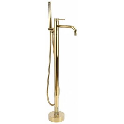 Robinet de baignoire sur pied Rea Venti Or 26x16x115cm Jaune - Publicité Robinet de baignoire sur pied Rea Venti Or 26x16x115cm Jaune - Publicité