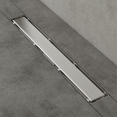 Mai & Mai Caniveau de Douche Drain de Douche Rectangulaire en Acier Inoxydable pour Salle de Bain Chrome 60cm KE110 Gris - Publicité Mai & Mai Caniveau de Douche Drain de Douche Rectangulaire en Acier Inoxydable pour Salle de Bain Chrome 60cm KE110 Gris - Publicité