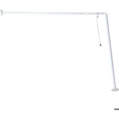 BARRE DANGLE DE BAIGNOIRE/CABLE DE FIXATION METAL PLAFOND - BLANC - Tendance Blanc - Publicité BARRE DANGLE DE BAIGNOIRE/CABLE DE FIXATION METAL PLAFOND - BLANC - Tendance Blanc - Publicité