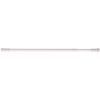 Barre de douche - MSV - 110-200cm - Aluminium - Extensible - Blanc Blanc - Publicité Barre de douche - MSV - 110-200cm - Aluminium - Extensible - Blanc Blanc - Publicité