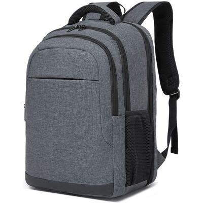 Kono Sac à Dos pour Ordinateur 15 6 Pouces 45x30x19cm Grande Capacité Polyvalent Homme Femme Voyage Scolaire et Professionnel Gris Gris - Publicité Kono Sac à Dos pour Ordinateur 15 6 Pouces 45x30x19cm Grande Capacité Polyvalent Homme Femme Voyage Scolaire et Professionnel Gris Gris - Publicité