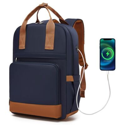Sac à Dos - KONO - Baggage Cabine - 41x29x15 cm - 0 52 kg - Bagage cabine Ryanair Bleu - Publicité Sac à Dos - KONO - Baggage Cabine - 41x29x15 cm - 0 52 kg - Bagage cabine Ryanair Bleu - Publicité