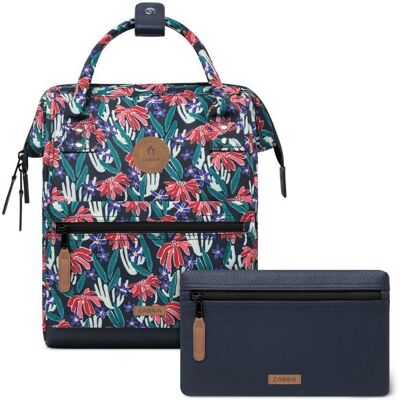 CABAIA Sac à dos de loisirs bleu foncé rouge pour femme et homme - Adventurer All Over Backpack S Edea 338604 - Publicité CABAIA Sac à dos de loisirs bleu foncé rouge pour femme et homme - Adventurer All Over Backpack S Edea 338604 - Publicité