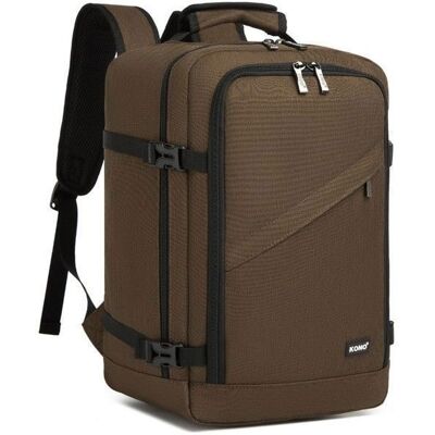 Sac à Dos - KONO - 40x20x30cm - 24L - Sous-siège avion - Brun Marron - Publicité Sac à Dos - KONO - 40x20x30cm - 24L - Sous-siège avion - Brun Marron - Publicité