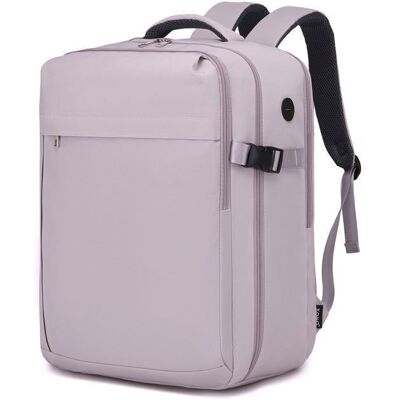 Sac à dos voyage cabine - KONO - 45x36x20 cm - Compatible EasyJet - Compartiment ordinateur - Polyester déperlant Violet - Publicité Sac à dos voyage cabine - KONO - 45x36x20 cm - Compatible EasyJet - Compartiment ordinateur - Polyester déperlant Violet - Publicité