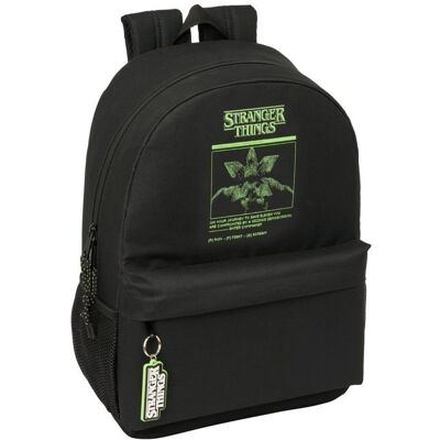 Sac à dos scolaire enfant - safta - Stranger Things - 30x14x46 cm - Polyester résistant - Noir - Compartiment principal Noir - Publicité Sac à dos scolaire enfant - safta - Stranger Things - 30x14x46 cm - Polyester résistant - Noir - Compartiment principal Noir - Publicité