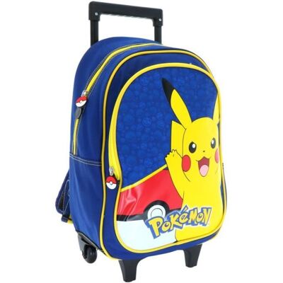 Sac à dos à roulettes - POKEMON - Pikachu - 42 CM - Mixte - Enfant - Haut de gamme Bleu - Publicité Sac à dos à roulettes - POKEMON - Pikachu - 42 CM - Mixte - Enfant - Haut de gamme Bleu - Publicité