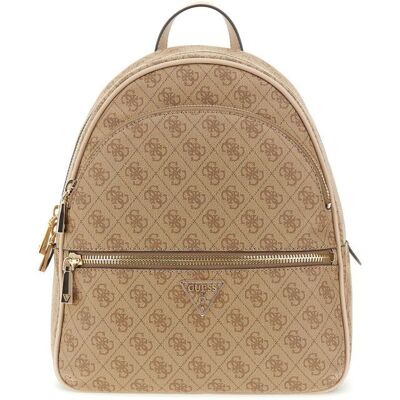 GUESS Sac à dos de loisirs brun clair marron pour femme - Manhattan II Backpack L Latte Logo 310974 Marron - Publicité GUESS Sac à dos de loisirs brun clair marron pour femme - Manhattan II Backpack L Latte Logo 310974 Marron - Publicité