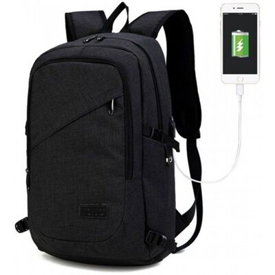 KONO Sac a Dos Sac de Voyage avec Port de Charge USB Sac a Dos Ordinateur Portable pour Femme Homme Sac de Travail pour Voyage Business - Publicité KONO Sac a Dos Sac de Voyage avec Port de Charge USB Sac a Dos Ordinateur Portable pour Femme Homme Sac de Travail pour Voyage Business - Publicité