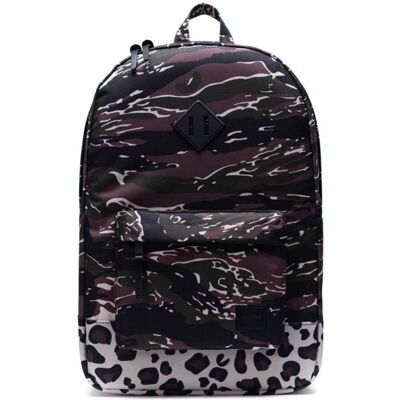 Herschel Sac à dos de loisirs marron noir pour femme - Heritage Backpack Tiger Camo / Leopard 96375 Marron - Publicité Herschel Sac à dos de loisirs marron noir pour femme - Heritage Backpack Tiger Camo / Leopard 96375 Marron - Publicité