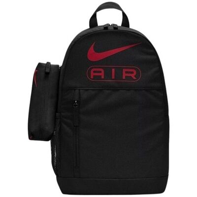 Sac à dos - NIKE - Air Noir - Logo Swoosh Rouge - 100% Polyester - Enfant Garçon Noir - Publicité Sac à dos - NIKE - Air Noir - Logo Swoosh Rouge - 100% Polyester - Enfant Garçon Noir - Publicité