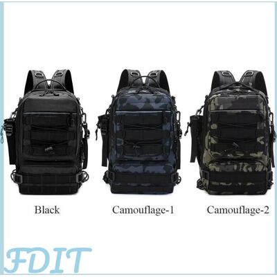 GOTOTOP Sac de sport Sac à dos pour matériel de pêche sac de rangement sac à bandoulière dextérieur sac sport materiel - Publicité GOTOTOP Sac de sport Sac à dos pour matériel de pêche sac de rangement sac à bandoulière dextérieur sac sport materiel - Publicité