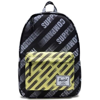 Herschel Sac à dos de loisirs noir jaune pour femme et homme - Classic X-Large Backpack HSC Motion Black / Highlight 127074 Noir - Publicité Herschel Sac à dos de loisirs noir jaune pour femme et homme - Classic X-Large Backpack HSC Motion Black / Highlight 127074 Noir - Publicité