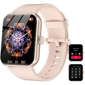 BLACKVIEW Montre Connectée Femme Appel Bluetooth185 Smartwatch avec IP68 100 Modes Sportifs PodometreMontre Intelligente pour Android iOS Rose - Publicité BLACKVIEW Montre Connectée Femme Appel Bluetooth185 Smartwatch avec IP68 100 Modes Sportifs PodometreMontre Intelligente pour Android iOS Rose - Publicité