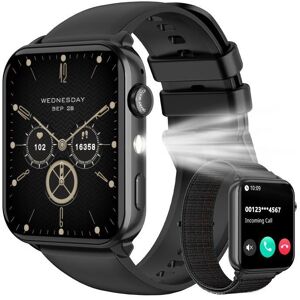 BLACKVIEW Montres Connectée Homme Femme avec Appel Bluetooth 5.3120+ Modes SportifsMoniteur de santéPodomètre Compatible iOS & Android Noir Noir - Publicité BLACKVIEW Montres Connectée Homme Femme avec Appel Bluetooth 5.3120+ Modes SportifsMoniteur de santéPodomètre Compatible iOS & Android Noir Noir - Publicité