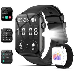 Blackview Montre Connectée Homme Femme Appels/Notification Intelligente 1.91 Smartwatch Moniteur de Santé IP68 Suivi dactivité Noir - Publicité Blackview Montre Connectée Homme Femme Appels/Notification Intelligente 1.91 Smartwatch Moniteur de Santé IP68 Suivi dactivité Noir - Publicité