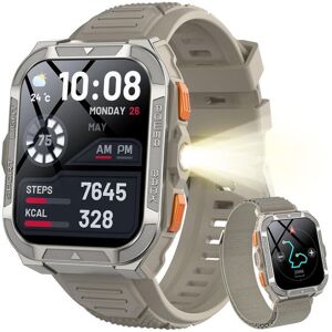 Montre Connectée Blackview W80pro Navigation à GPS ChatGPT 900 mAh 1.91” Appel Bluetooth Analyse Santé 100+ Modes Sport Kaki Gris - Publicité Montre Connectée Blackview W80pro Navigation à GPS ChatGPT 900 mAh 1.91” Appel Bluetooth Analyse Santé 100+ Modes Sport Kaki Gris - Publicité