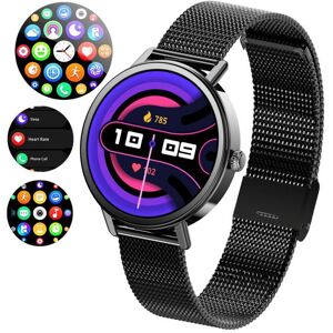 Blackview X30 Montre Connectée Femme Homme avec Appel Bluetooth 126 TFT 100+ Sportifs 320mAh vocal IA pour iOS Android Noir Noir - Publicité Blackview X30 Montre Connectée Femme Homme avec Appel Bluetooth 126 TFT 100+ Sportifs 320mAh vocal IA pour iOS Android Noir Noir - Publicité