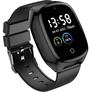 Montre Traceur GPS Sénior Cardio Sos Écran Tactile Alarme Anti Chute YONIS Noir - Publicité Montre Traceur GPS Sénior Cardio Sos Écran Tactile Alarme Anti Chute YONIS Noir - Publicité