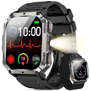 Montre Connectée Blackview W70 Pro 900 mAh Écran Tacile 2.01 Appel Bluetooth Illumination Boussole 100+ Modes Sport Noir Noir - Publicité Montre Connectée Blackview W70 Pro 900 mAh Écran Tacile 2.01 Appel Bluetooth Illumination Boussole 100+ Modes Sport Noir Noir - Publicité