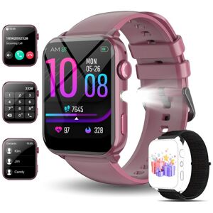 BLACKVIEW Montre Connectée Femme ave Appel Bluetooth1.91 HD Écran Tactile 120+ SportifsIP68SpO2/Cardiaque/Sommeil pour Android/iOS Violet - Publicité BLACKVIEW Montre Connectée Femme ave Appel Bluetooth1.91 HD Écran Tactile 120+ SportifsIP68SpO2/Cardiaque/Sommeil pour Android/iOS Violet - Publicité