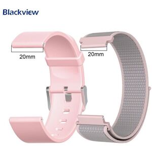 2PCS 20MM Bracelet montre connectée compatible avec IOWODO Blackview R2/ R3/ R3PRO/ X3PRO/ R5/ R8/R30/R30PRO/R50/W10 TPU Nylon Rose Rose - Publicité 2PCS 20MM Bracelet montre connectée compatible avec IOWODO Blackview R2/ R3/ R3PRO/ X3PRO/ R5/ R8/R30/R30PRO/R50/W10 TPU Nylon Rose Rose - Publicité