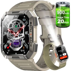 Blackview Montre Connectée Sport- 100+ Modes Sport- Boussole - Appel Bluetooth-Sommeil-SpO2-IP68-Smartwatch Homme Pour Android iOS Gris - Publicité Blackview Montre Connectée Sport- 100+ Modes Sport- Boussole - Appel Bluetooth-Sommeil-SpO2-IP68-Smartwatch Homme Pour Android iOS Gris - Publicité