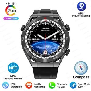 RUMOCOVO Montre connecte pour Huawei Watch UlOscar pour homme NDavid ECG PPG appel Bluetooth GPS WATCH ULTIMATE BLACK - Publicité RUMOCOVO Montre connecte pour Huawei Watch UlOscar pour homme NDavid ECG PPG appel Bluetooth GPS WATCH ULTIMATE BLACK - Publicité
