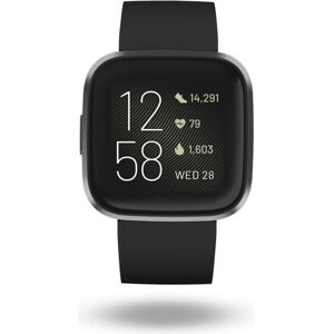 FITBIT Versa 2 - Montre connectée Forme et Bien-être Noir / Carbone - Publicité FITBIT Versa 2 - Montre connectée Forme et Bien-être Noir / Carbone - Publicité