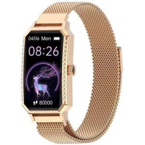 Montre connectée Blackview R9 Or Blanc - Publicité Montre connectée Blackview R9 Or Blanc - Publicité