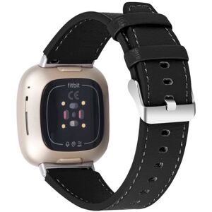 LEMONDA Sangle De Montre En Cuir Véritable Bracelet Pour Montre Connectée Pour Fitbit Versa 3-Fitbit Sense -Noir - Publicité LEMONDA Sangle De Montre En Cuir Véritable Bracelet Pour Montre Connectée Pour Fitbit Versa 3-Fitbit Sense -Noir - Publicité