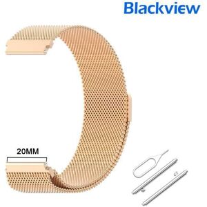 Blackview 20MM Bracelet de Montre Metal Magnétique Boucle Ardillon Générique pour Montre Connectée Dégagement Rapide Blanc - Publicité Blackview 20MM Bracelet de Montre Metal Magnétique Boucle Ardillon Générique pour Montre Connectée Dégagement Rapide Blanc - Publicité