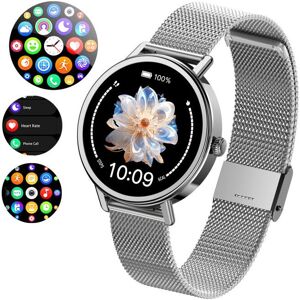 Blackview X30 Montre Connectée Femme Homme avec Appel Bluetooth 126 100+ Sportifs 320mAh vocal IA pour iOS Android Argent Gris - Publicité Blackview X30 Montre Connectée Femme Homme avec Appel Bluetooth 126 100+ Sportifs 320mAh vocal IA pour iOS Android Argent Gris - Publicité