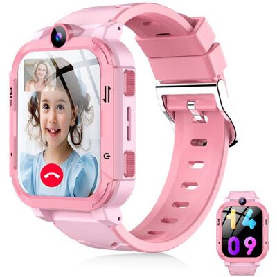 Blackview Z20 Montre Connectée Enfants 1 83 Écran 800 mAh 4G Appels vidéo Caméra 8 MP IP67 GPS Bouton d’ appel SOS Rose Rose - Publicité Blackview Z20 Montre Connectée Enfants 1 83 Écran 800 mAh 4G Appels vidéo Caméra 8 MP IP67 GPS Bouton d’ appel SOS Rose Rose - Publicité