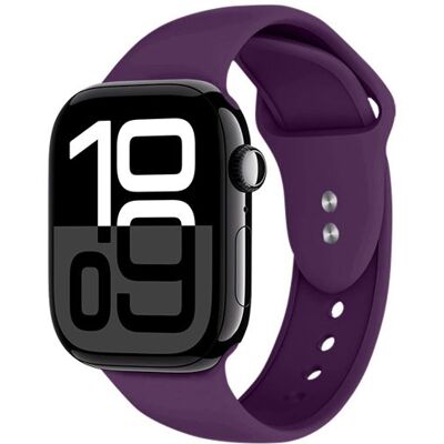 Bracelet pour Apple Watch 44/45/46/49 mm (prune) Crong Liquid Violet - Publicité Bracelet pour Apple Watch 44/45/46/49 mm (prune) Crong Liquid Violet - Publicité