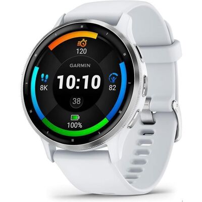 Montre connectée - Garmin Venu 3 -GPS - 45 mm - Blanc - Écran tactile AMOLED jusquà 14 jours dautonomie Blanc - Publicité Montre connectée - Garmin Venu 3 -GPS - 45 mm - Blanc - Écran tactile AMOLED jusquà 14 jours dautonomie Blanc - Publicité