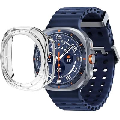 Coque compatible Samsung Galaxy Watch Ultra 2025 47mm - Protection rigide étui transparent écran verre trempé Phonillico® Bleu - Publicité Coque compatible Samsung Galaxy Watch Ultra 2025 47mm - Protection rigide étui transparent écran verre trempé Phonillico® Bleu - Publicité