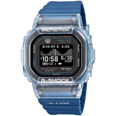 Montre - CASIO - GBX-H5600-2ER - Solaire - Bluetooth Smart - Mesure de fréquence cardiaque Bleu - Publicité Montre - CASIO - GBX-H5600-2ER - Solaire - Bluetooth Smart - Mesure de fréquence cardiaque Bleu - Publicité