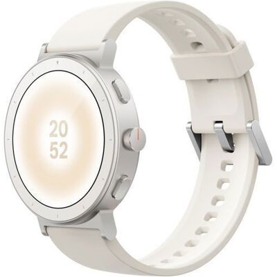 MONTRE INTELLIGENTE - realme Watch S5 143 AMOLED - Blanc Sable - Autonomie 20 Jours - GPS Intégré - Appel Bluetooth - 5ATM Blanc - Publicité MONTRE INTELLIGENTE - realme Watch S5 143 AMOLED - Blanc Sable - Autonomie 20 Jours - GPS Intégré - Appel Bluetooth - 5ATM Blanc - Publicité