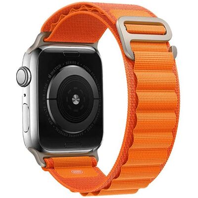 123 Bracelet Boucle Alpine Orange compatible avec Apple Watch 38mm 40mm 41mm Serie 9 8 7 6 5 4 3 2 1 SE - Yuan Yuan - Orange - Publicité 123 Bracelet Boucle Alpine Orange compatible avec Apple Watch 38mm 40mm 41mm Serie 9 8 7 6 5 4 3 2 1 SE - Yuan Yuan - Orange - Publicité