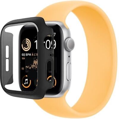 123 Coque pour Apple Watch Serie SE 2 2022 40mm - Yuan Yuan - Noir - Silicone TPU - Mince et Souple - Anti-Rayures Blanc - Publicité 123 Coque pour Apple Watch Serie SE 2 2022 40mm - Yuan Yuan - Noir - Silicone TPU - Mince et Souple - Anti-Rayures Blanc - Publicité