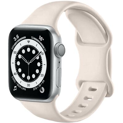123 Bracelet Silicone Souple Starlight compatible avec Apple watch 38mm 40mm 41mm Serie 9 8 7 6 5 4 3 2 1 SE - Yuan Yuan Gris - Publicité 123 Bracelet Silicone Souple Starlight compatible avec Apple watch 38mm 40mm 41mm Serie 9 8 7 6 5 4 3 2 1 SE - Yuan Yuan Gris - Publicité